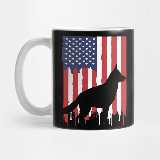 German shepherd 4th July by Theblackberry